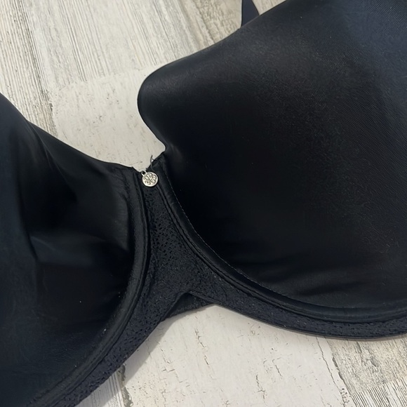 Peach Company Black Lovely Full Coverage Bra 42-16 44F - Picture 2 of 9